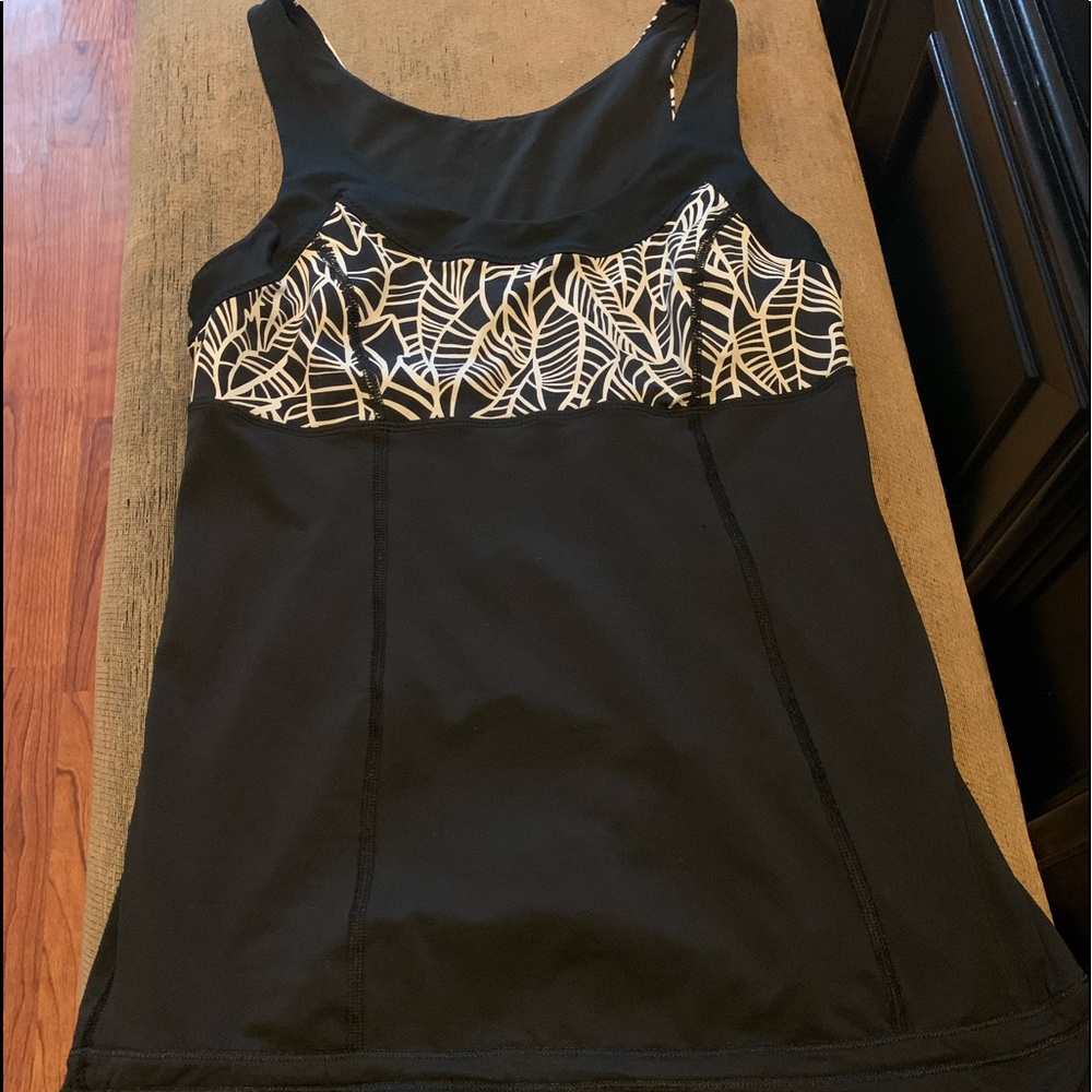 Lululemon Banana Leaf Workout Top